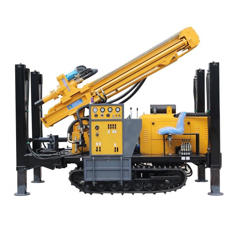 RCF200C 200 Meter Crawler Mounted Water Drilling Rig Μηχανή υδραυλικής γεώτρησης βαθέων υδάτων