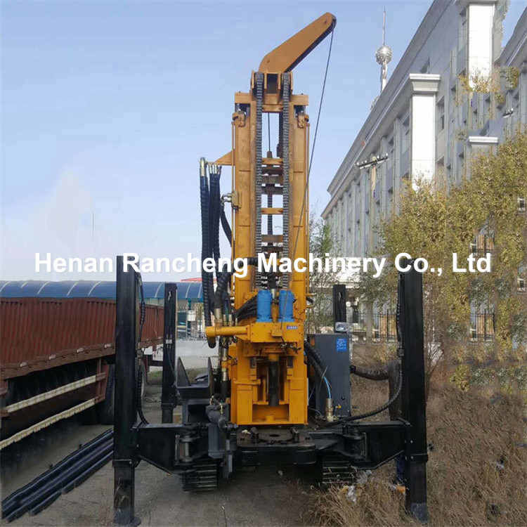 260m Deep Crawler Mounted Hydraulic Water Well Drill Rig RCF260C Μηχανή γεωτρήσεις νερού