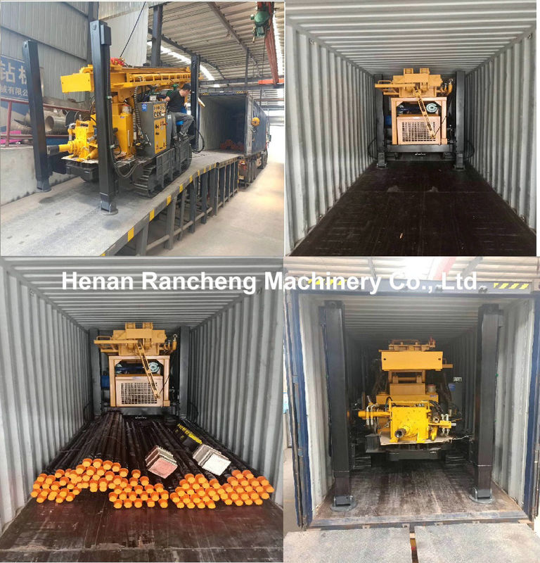 Μηχανή γεωτρήσεις πηγών νερού για γεωτρήσεις βάθους 800 μέτρων σε όλα τα είδη εδάφους