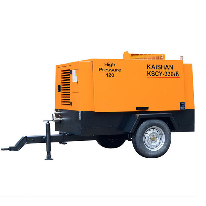 9. 2m3 / min Δυνατότητα τρυπεία αέρα συμπίεσης Yuchai 88KW 8bar πίεση εργασίας