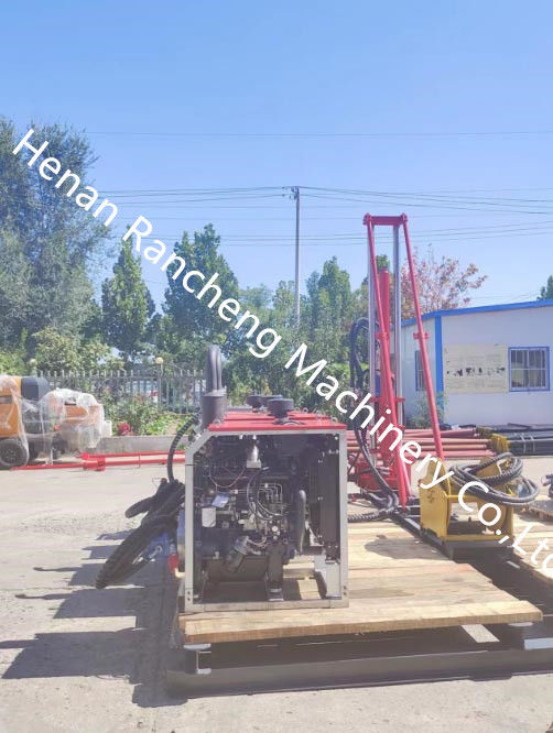 100-240RPM Ροτοριακή ταχύτητα βιντσιού Μικρός πυρήνας γεώτρησης Ριγκ Φορητό εξοπλισμό γεώτρησης πυρήνα για γεώτρηση έντασης