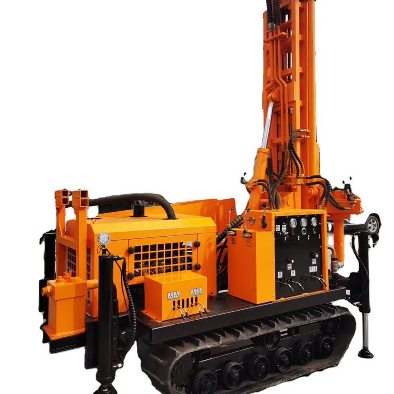 200m 5800Kg υδραυλική μηχανή γεωτρήσεων πηγάδι με 58KW κινητήρα ντίζελ και 5T δύναμη ανύψωσης