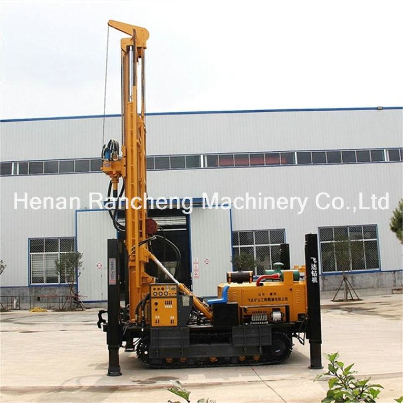 118kw Diesel Engine Air DTH Drilling Rig 450m Deep Water Well Drilling Rig / Μηχανή γεωτρικής στα ορυχεία