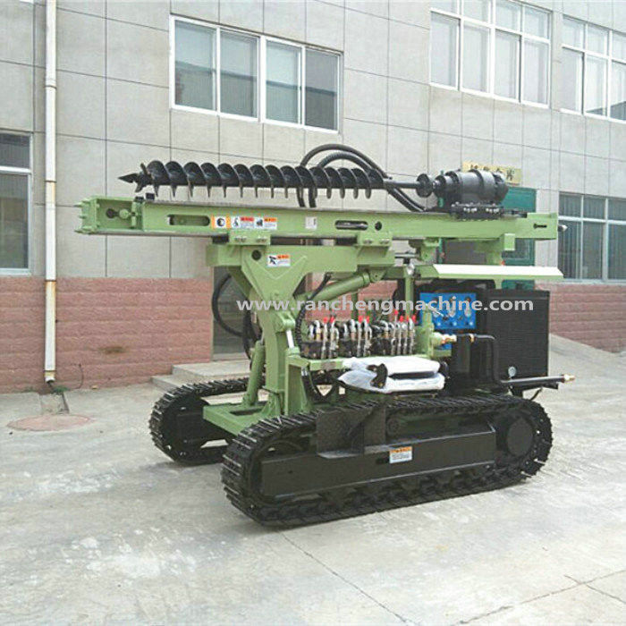 RC130Y Micro Pile Rig Εξαιρετική διάμετρος τρύπας 400 mm Ιδανική για ευέλικτη βρύση νερού Auger στοίβας και DTH γεωτρήσεις