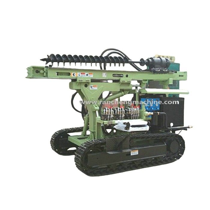RC130Y Micro Pile Rig Εξαιρετική διάμετρος τρύπας 400 mm Ιδανική για ευέλικτη βρύση νερού Auger στοίβας και DTH γεωτρήσεις