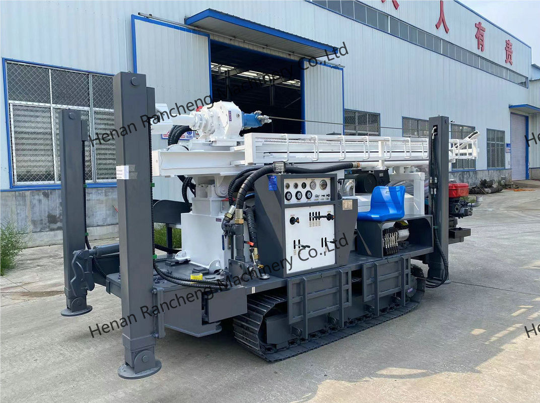 Μηχανή τρύπανσης πηγάδι 1000m βάθος 105mm - 800mm Dia 179KW βαθύ πηγάδι τρύπανσης