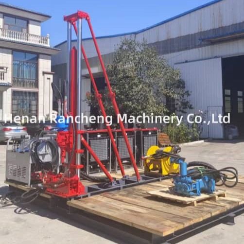 Εξερεύνηση ανθρακωρυχείων Raise Drilling Machine RCK400P Πλήρης υδραυλική φορητή μικρή βαθιά νερά bore πυρήνα γεώτρηση