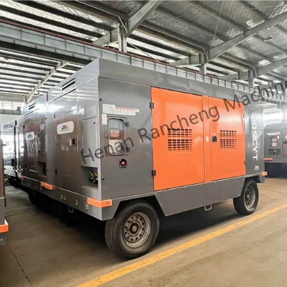310SCYT 1178 Cfm Φορητός συμπιεστής αέρα με βίδες 4 τροχούς για πηγάδι νερού