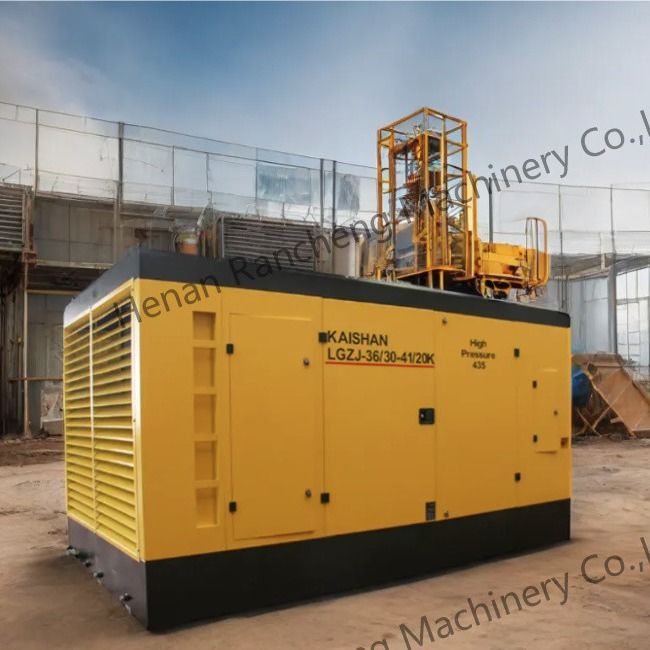 30bar κινούμενος κομπρεσέρ αέρα βίδα με 550HP Cu-mmins κινητήρα για βαθιά πηγή