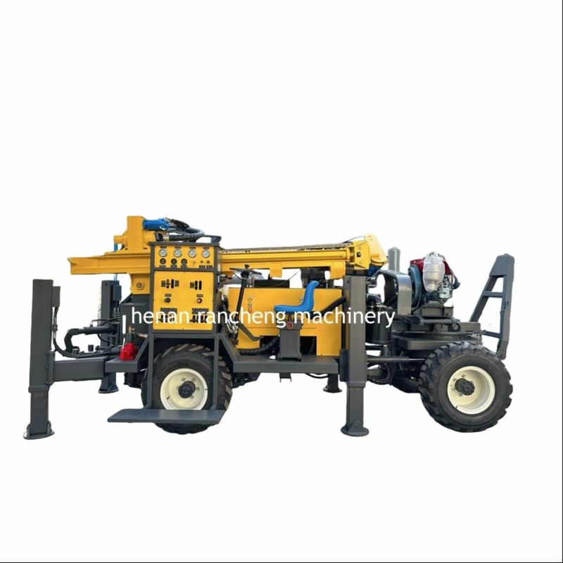 RCF220W 65KW Μηχανή Υδροπηγή ρυμουλκούμενο τροχός Τύπος DTH Υδροπηγή γεώτρηση Rig