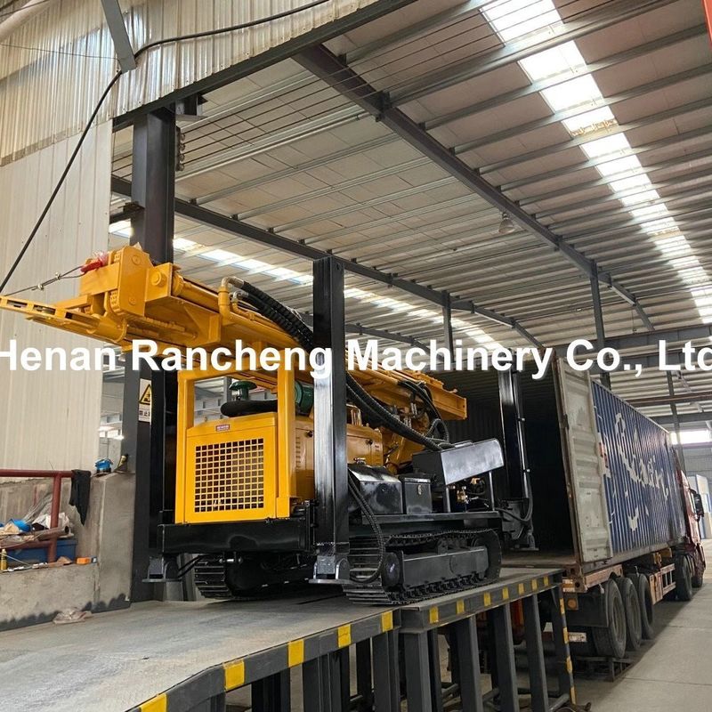 RCF800C Πολυλειτουργική συσκευή γεωτρήσεων 800m βάθος Υδραυλική συσκευή γεωτρήσεων με κινητήρα Cummins 154KW