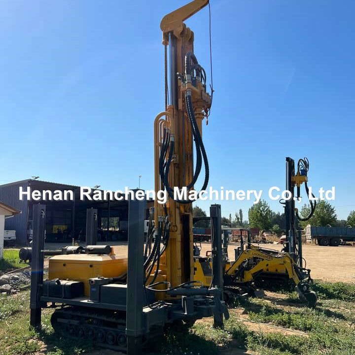 RCF260C Crawler Water Well Drill Rig Υδραυλική περιστροφική τρύπα 70kw Diesel Water Well Drilling Rig Μηχανή