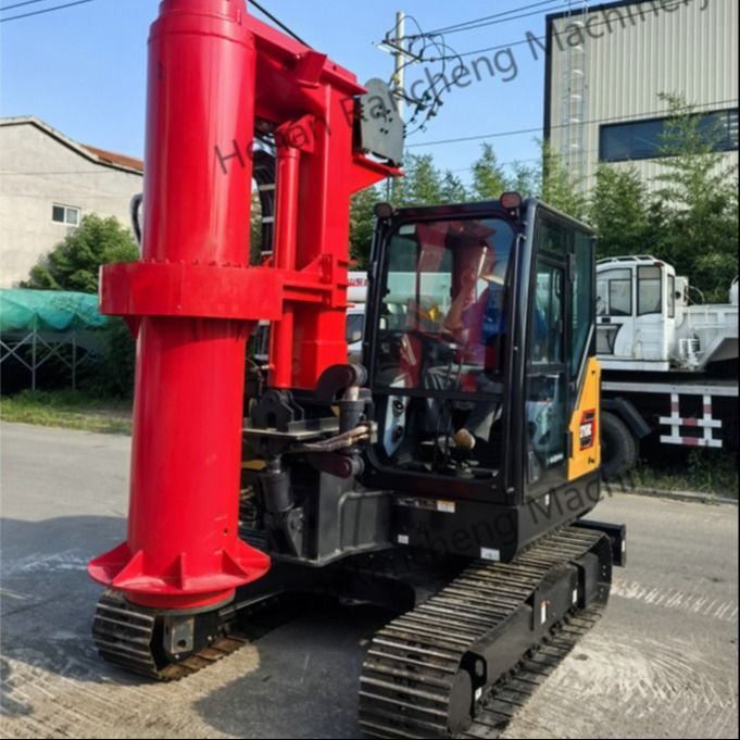 RCQ-10C Υδραυλική μικροσυσκευή γεώτρησης 10m βάθος με κινητήρα Kubota 36KW Sany SY60C σκάφος εκσκαφέα