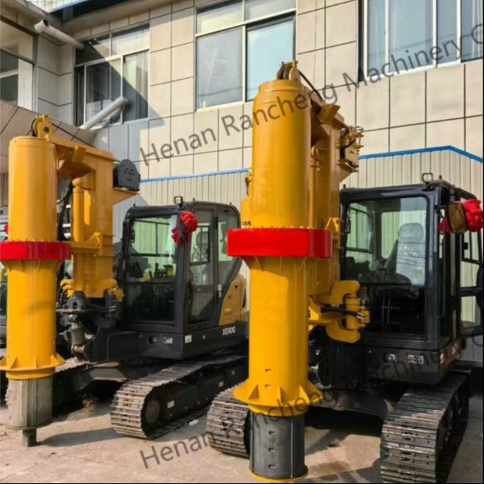 RCQ-10C Υδραυλική μικροσυσκευή γεώτρησης 10m βάθος με κινητήρα Kubota 36KW Sany SY60C σκάφος εκσκαφέα