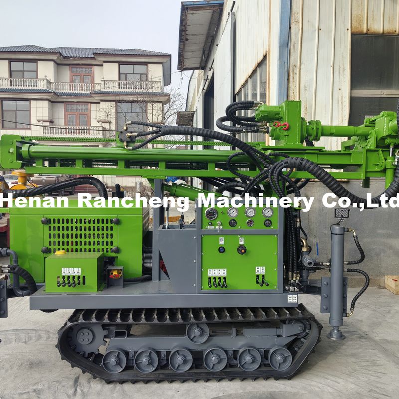 150M Crawler Mounted Deep Borehole Water Well Drilling Rig Υδραυλική μηχανή πηγάδι νερού