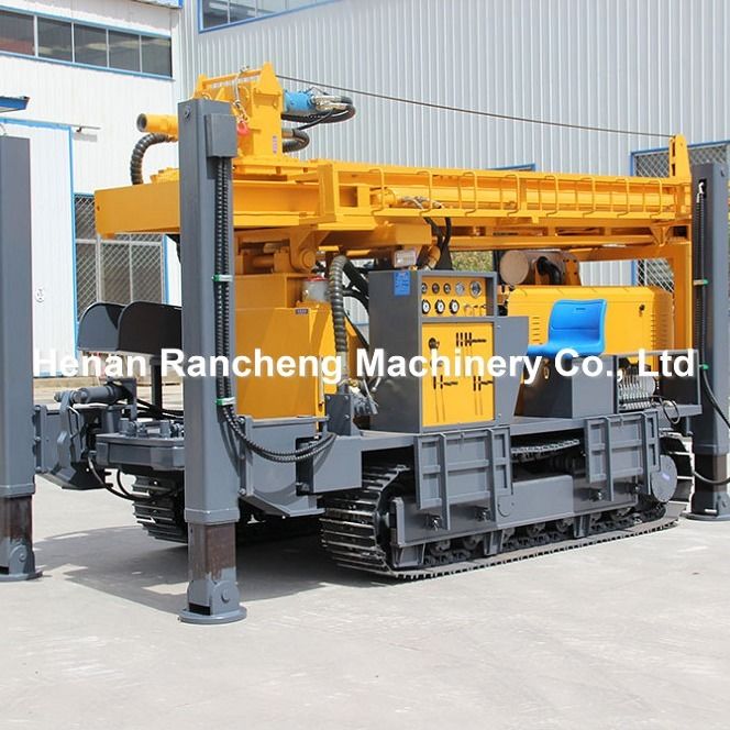 350m Crawler Mounted Water Well Drilling Rig Μηχανή τρυπών Πνευματική μηχανή τρυπών νερού Μηχανή τρυπών
