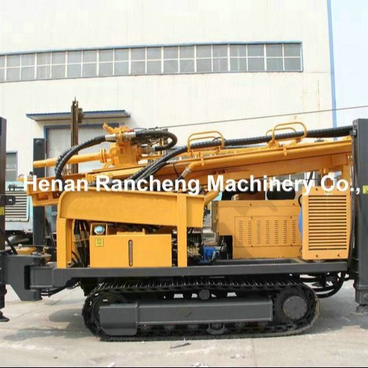RCF700C Πολυλειτουργική μηχανή γεωτρήσεων 700 μέτρων Crawler Mounted Mobile Water Well Drilling Rig