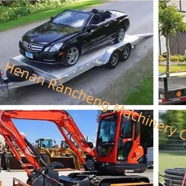 5t 5m*2,2m Πλατφόρμα φορτηγού ημιπροσανατολισμού Άξονας διπλού άξονα Ηλεκτρικό φρένο