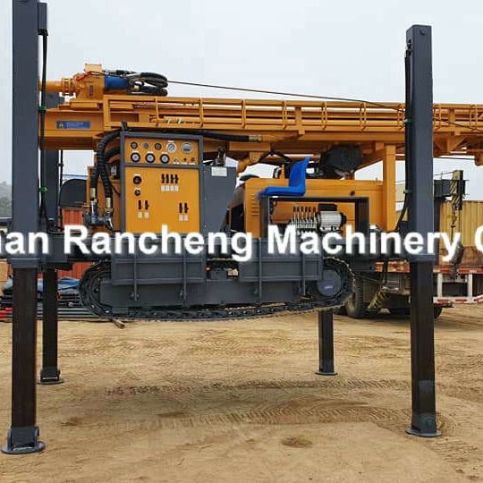 350m Crawler Mounted Water Well Drilling Rig Μηχανή τρυπών Πνευματική μηχανή τρυπών νερού Μηχανή τρυπών