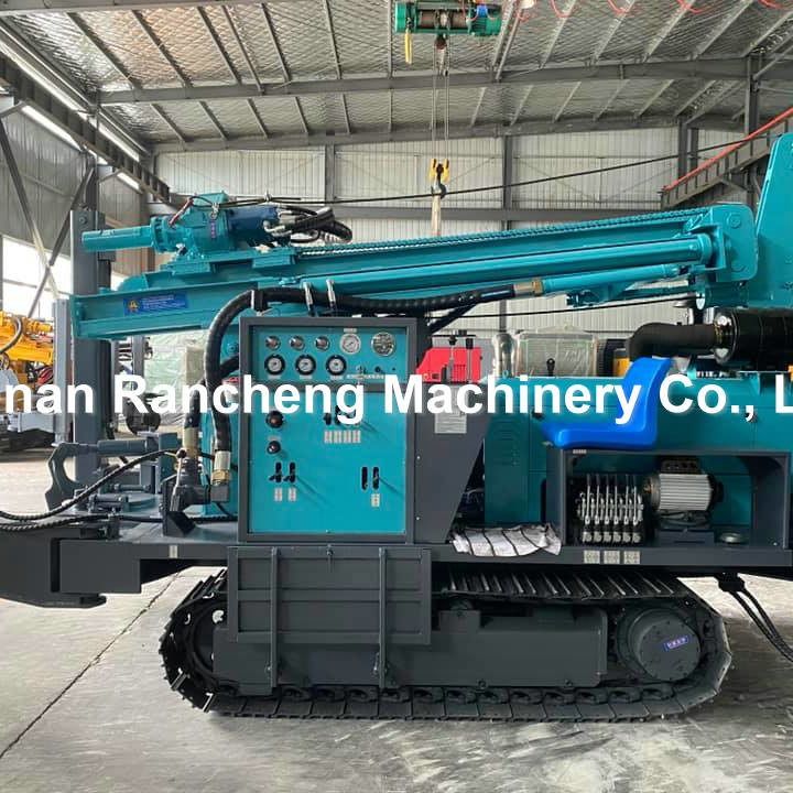 RCF260C Crawler Water Well Drill Rig Υδραυλική περιστροφική τρύπα 70kw Diesel Water Well Drilling Rig Μηχανή