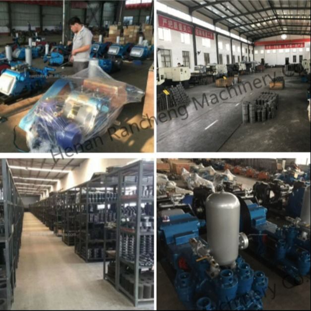 185KW ισχύς 7MPa μέγιστη πίεση αντλία λάσπης γεωτρήσεις για 1000m έργα πηγάδι βαθιάς νερού 7200kg