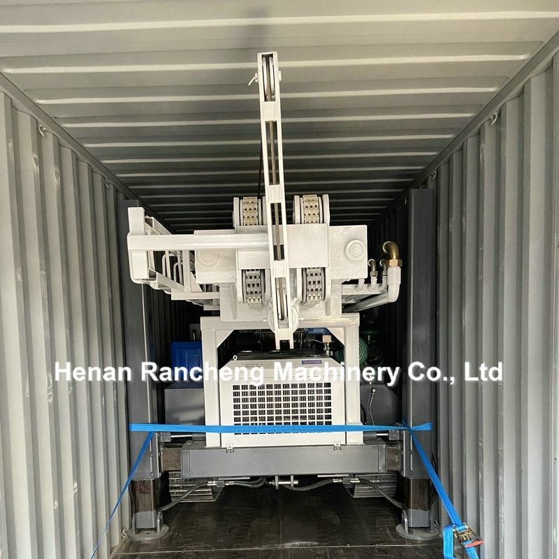 350m Crawler Mounted Water Well Drilling Rig Μηχανή τρυπών Πνευματική μηχανή τρυπών νερού Μηχανή τρυπών