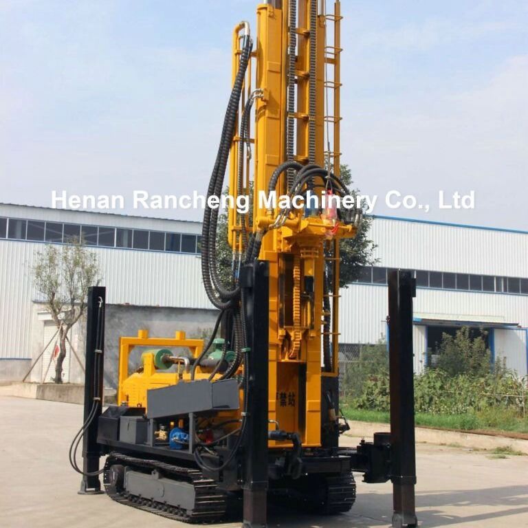 350m Crawler Mounted Water Well Drilling Rig Μηχανή τρυπών Πνευματική μηχανή τρυπών νερού Μηχανή τρυπών