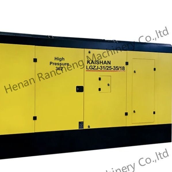 Δυνατότητα 1107CFM Πίεση 25bar Ντίζελ κινητήρες Στρογγυλοσυμπιεστές φορητοί συμπιεστές αέρα