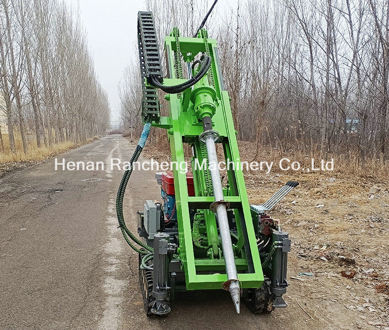 RCKM-30S Hydraulic Pile Driver with 30HP Diesel Engine for 50-300mm Drilling Diameter and 30m Depth Mini Pile Drilling Rig