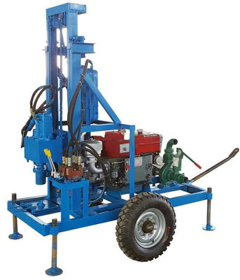 150m βάθος φορητό γεώτρημα γεώτρησης 22Hp / 16.2Kw Δύναμη κινητήρα ντίζελ