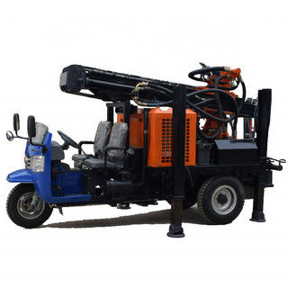 200m 22 HP Futian Brand Tricycle Mounted Hydraulic DTH Drilling Rig με υψηλότερη ισχύ αέρα