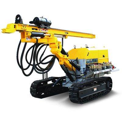 60-80m βάθος Crawler υδραυλική DTH γεωτρήσεις Rig 90-165mm διάμετρος τόσο περιστροφική και σφυρί γεωτρήσεις