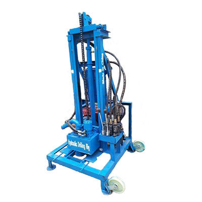8HP κινητήρας ντίζελ φορητή μηχανή γεωτρήσεων νερού 100m βάθος 260kg