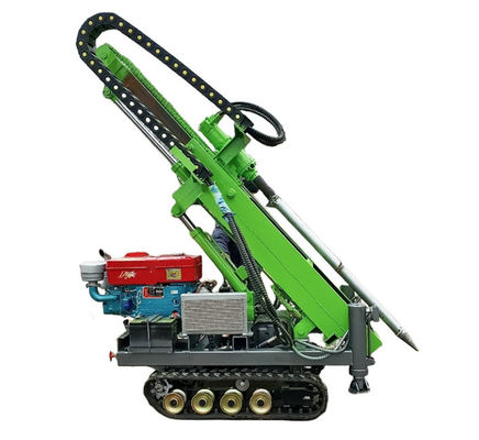 Ρούμπιν Κρόλερ Mounted Solar Pile Driver 25HP Ντίζελ Μηχανή 30m Βαθμό στοίβασης