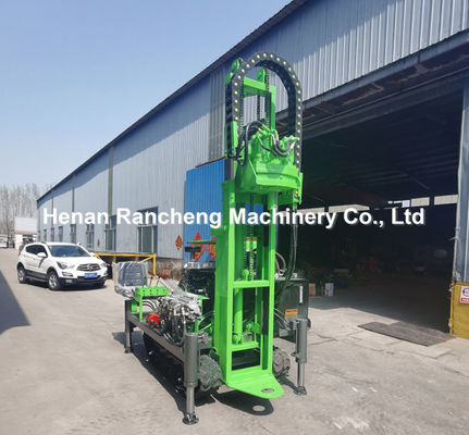 Μηχανή τρυπείας μικρού μεγέθους 30 m / Mini Crawler Mounted Solar Pile Driver
