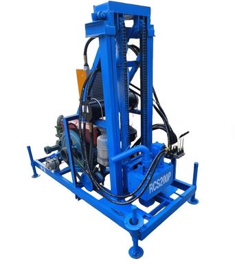 100 mm - 450 mm Dia φορητή μηχανή γεωτρήσεων νερού 150m βάθος με δύο τροχούς