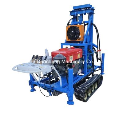 150m βάθος 450mm διάμετρος καουτσούκ Crawler τοποθετημένο στο νερό γεώτρηση Rig Wirh υψηλή απόδοση