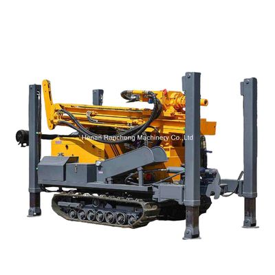 Ζεστή πώληση βάθος 200m Crawler τοποθετημένη μηχανή γεωτρήσεων νερού 58KW YuChai κινητήρας ντίζελ