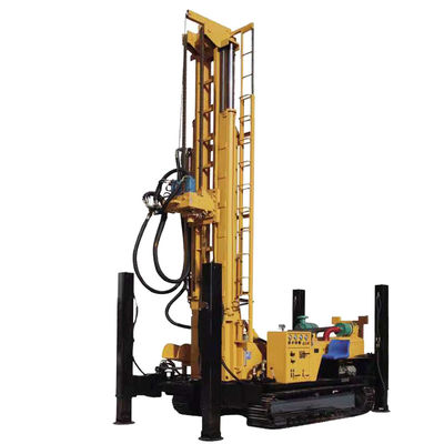 118kw Diesel Engine Air DTH Drilling Rig 450m Deep Water Well Drilling Rig / Μηχανή γεωτρικής στα ορυχεία