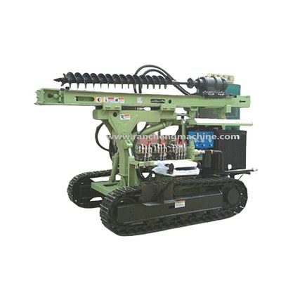 RC130Y Micro Pile Rig Εξαιρετική διάμετρος τρύπας 400 mm Ιδανική για ευέλικτη βρύση νερού Auger στοίβας και DTH γεωτρήσεις