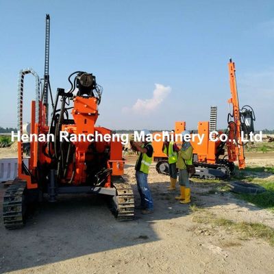 20 - 100m βάθος Crawler υδραυλικός οδηγός ηλιακής στοίβας με ροπή 7000N.M