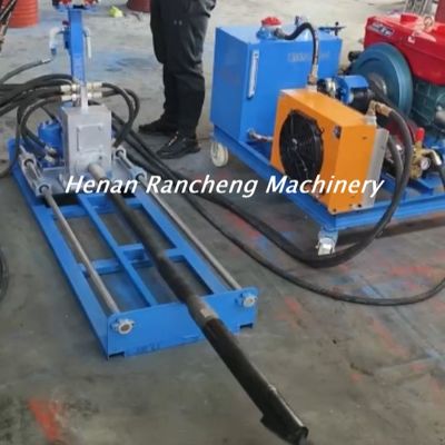Βαθμός γεώτρησης 60-80m Υδραυλική μηχανή γεώτρησης με κινητήρα ντίζελ 32HP
