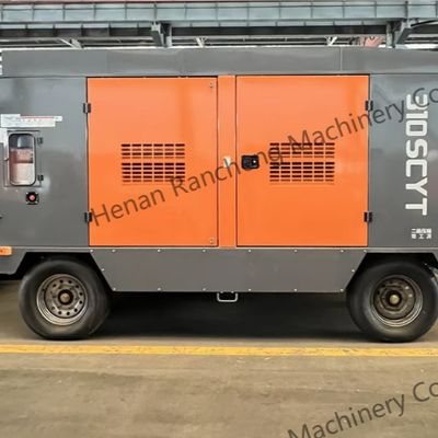 310SCYT 1178 Cfm Φορητός συμπιεστής αέρα με βίδες 4 τροχούς για πηγάδι νερού