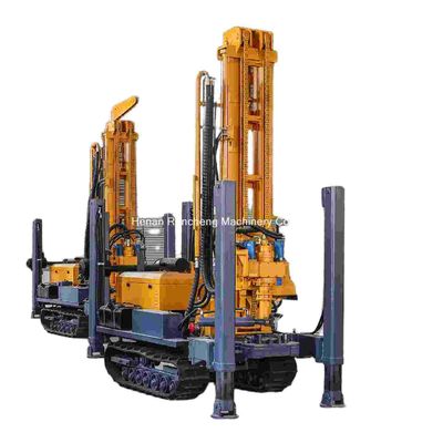 180m βάθος Crawler σκληρό βράχο υδάτινο πηγάδι γεώτρηση Rig με 55KW κινητήρα