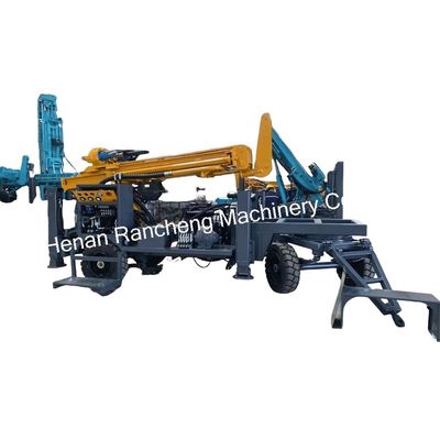 RCF220W 65KW Μηχανή Υδροπηγή ρυμουλκούμενο τροχός Τύπος DTH Υδροπηγή γεώτρηση Rig