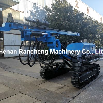60-80m βάθος Crawler υδραυλική DTH γεωτρική ράβδο τόσο περιστροφική γεωτρήσεων και Ramming