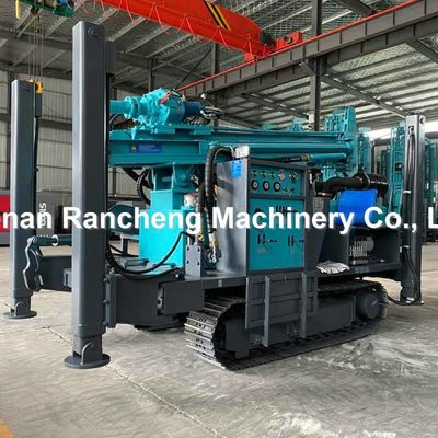 RCF260C Crawler Water Well Drill Rig Υδραυλική περιστροφική τρύπα 70kw Diesel Water Well Drilling Rig Μηχανή
