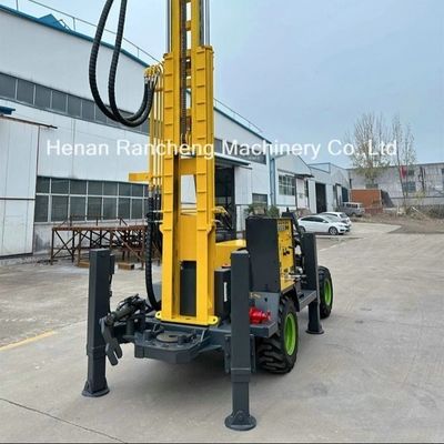 Και οι δύο αντλίες λάσπης DTH Air Drilling Borehole Drilling Machine για υδρολογικά πηγάδια 65KW Κινητήρας Quanchai