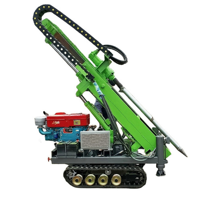 Ρούμπιν Κρόλερ Mounted Solar Pile Driver 25HP Ντίζελ Μηχανή 30m Βαθμό στοίβασης